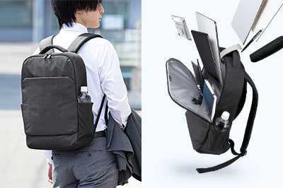 軽量＆シンプルデザインで、通勤・通学を快適にするリュック
