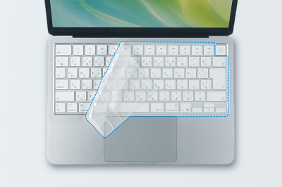 やわらかく、破れにくいMacBook Neo専用キーボードカバー