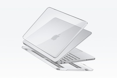 MacBook Neoの美しさをそのまま楽しめるクリアカバー