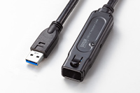 USB3.2 Gen1信号を延長できる、抜け止め機能付きアクティブリピーターケーブル