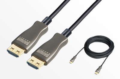 4K60Hzに対応した抜けにくいラッチ付HDMIケーブル