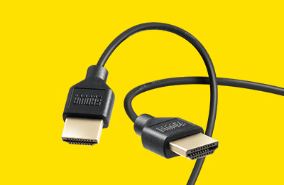 極細ケーブル＆スモールコネクタで配線しやすいハイスピードHDMIケーブル