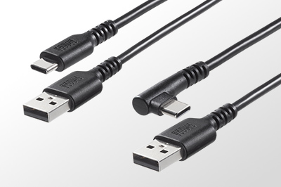 大量購入に最適な、簡易パッケージタイプのUSB 2.0 Type-C-Aケーブル