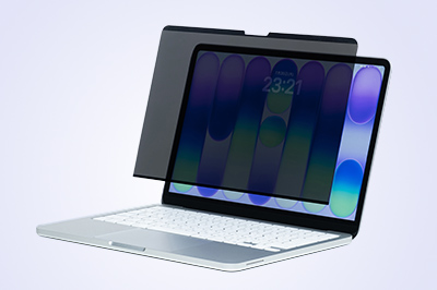Apple MacBook Neo用のマグネット式左右プライバシーフィルム