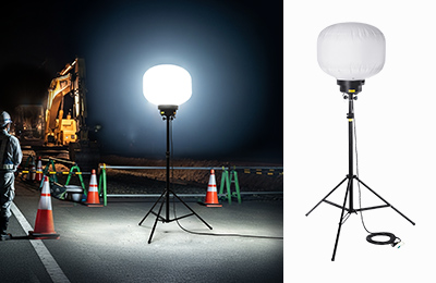 全方位に照射できるLEDバルーンライト