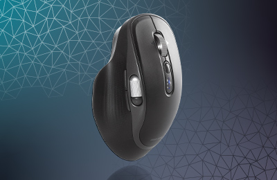 高速スクロールと、サイド・チルトホイールを搭載したBluetoothワイヤレスマウス