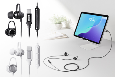 挿すだけで聴ける、話せる!Type-Cイヤホンマイク