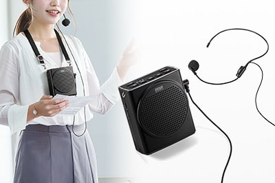 小型ながら最大13W！高出力のポータブル拡声器スピーカー