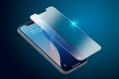 液晶画面をしっかり守る強化ガラスフィルム（iPhone 16e専用）
