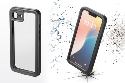 水・ホコリ・衝撃から守るiPhone 16e専用耐衝撃防水ケース