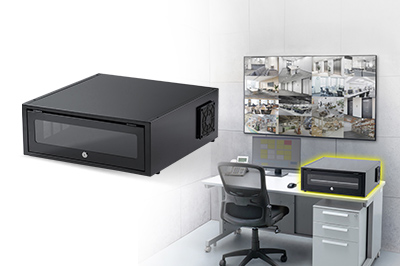 ネットワークレコーダーを盗難から守るネットワークレコーダー用セキュリティラック