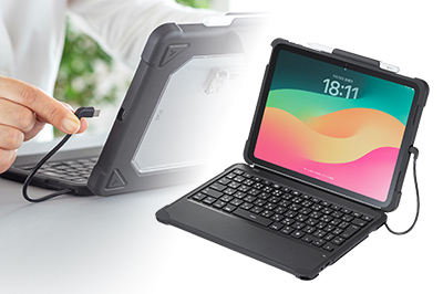 GIGAスクール構想向けのiPad第10世代専用ケース付キーボード