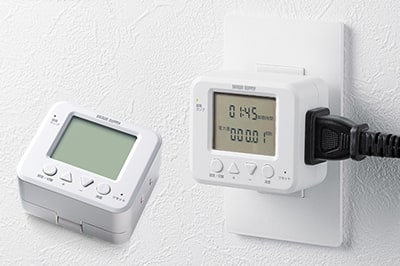 タイマー設定で自動で電源ON/OFFできる、タイマー機能付きコンセント