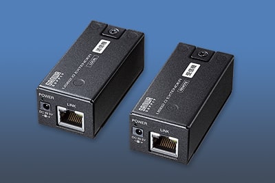 USB機器を150mまで延長できる、USB2.0エクステンダー
