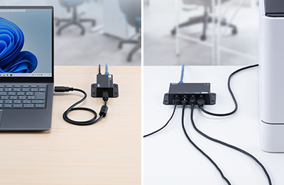 4台のUSB機器を50mまで延長できる、USB2.0エクステンダー