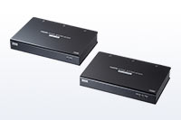 キーボード・マウス・HDMI信号を最大100m延長できるKVMエクステンダー。