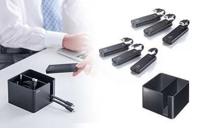 映像と音声をボタン1つで切替できるワイヤレスHDMIエクステンダー