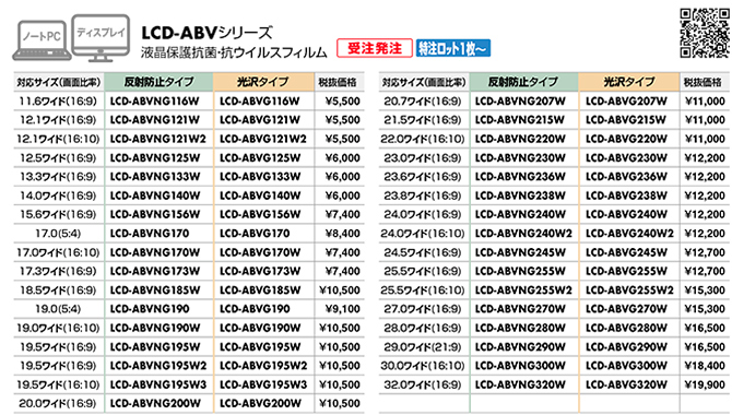 LCD-ABVシリーズ