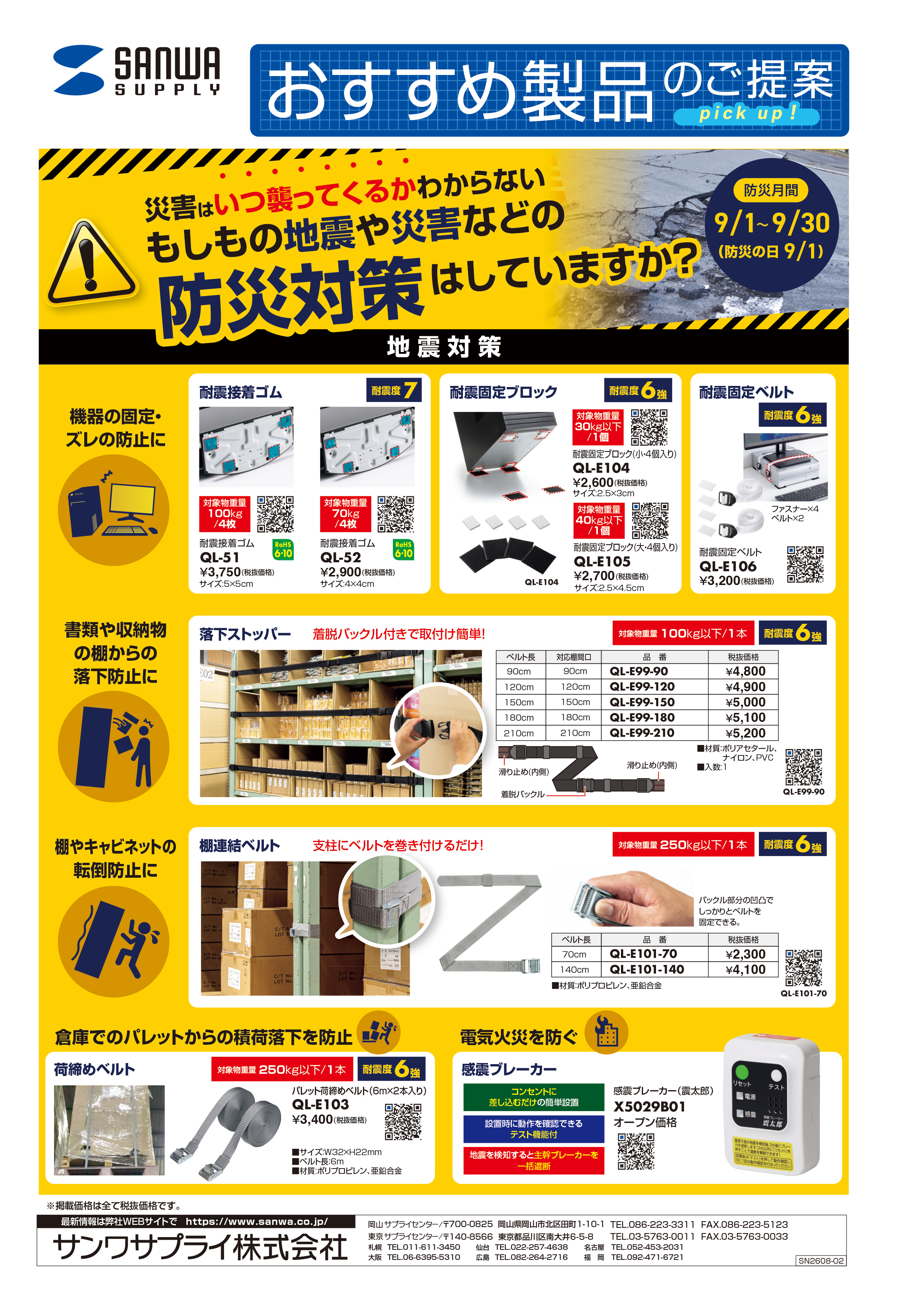 災害はいつ襲ってくるかわからない もしもの地震や災害などの防災対策はしていますか?
