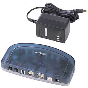 1394-RP3USB / 1394&USBコンボハブ(グラファイト)