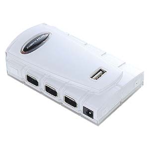 1394-RP4UWH / 1394＆USB2.0コンボハブ（ホワイト）