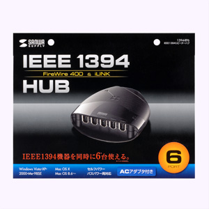 1394-RP6 / IEEE1394リピーターハブ
