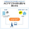 ACA-DC88ML ノートパソコン用ACアダプタ(65W・マルチタイプ) ACA-DC88ML / ノートパソコン用ACアダプタ(65W・マルチタイプ)