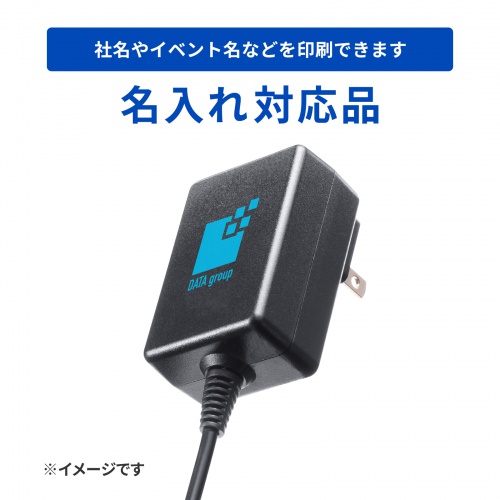 ACA-IP103BK / USB Type-Cケーブル一体型AC充電器（5V/3A）