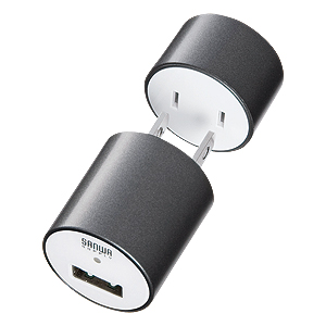 ACA-IP12BK / USB-ACアダプタ(ブラック)