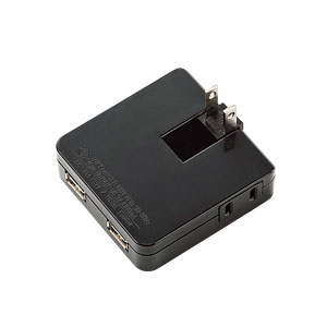 ACA-IP14BK / USB充電タップ型ACアダプタ
