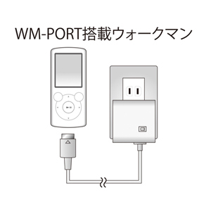 ACA-IP18WW【ウォークマン専用ACアダプタ（ホワイト）】ソニー
