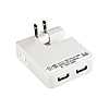 ACA-IP23W / USB充電タップ型ACアダプタ（ホワイト）