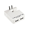 ACA-IP23W USB充電タップ型ACアダプタ(ホワイト) ACA-IP23W / USB充電タップ型ACアダプタ(ホワイト)