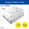 ACA-IP25W USB充電タップ型ACアダプタ(USBポート2個口・電源1個口・ホワイト) ACA-IP25W / USB充電タップ型ACアダプタ(USBポート2個口・電源1個口・ホワイト)