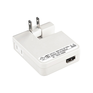 ACA-IP26SW【USB充電タップ型ACアダプタ（出力1A×1ポート）ホワイト