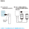 ACA-IP27SBK / USB充電タップ型ACアダプタ（USBポート2個口・電源1個口・ブラック）