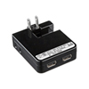 ACA-IP27SBK USB充電タップ型ACアダプタ(USBポート2個口・電源1個口・ブラック) ACA-IP27SBK / USB充電タップ型ACアダプタ(USBポート2個口・電源1個口・ブラック)
