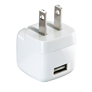 ACA-IP33WN / 超小型USB充電器(2.1A・ホワイト)