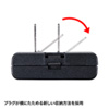 ACA-IP34BK 薄型USB充電器(ブラック) ACA-IP34BK / 薄型USB充電器(ブラック)