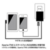ACA-IP35XBK Xperia(TM)対応マグネットコネクタケーブル付きACアダプタ(1m・ブラック) ACA-IP35XBK / Xperia(TM)対応マグネットコネクタケーブル付きACアダプタ(1m・ブラック)
