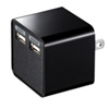 ACA-IP39BK USB充電器(2ポート・合計3.4A・ブラック) ACA-IP39BK / USB充電器(2ポート・合計3.4A・ブラック)
