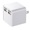 ACA-IP39W USB充電器(2ポート・合計3.4A・ホワイト) ACA-IP39W / USB充電器(2ポート・合計3.4A・ホワイト)