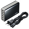 ACA-IP40BK 6ポートUSB充電器(ブラック) ACA-IP40BK / 6ポートUSB充電器(ブラック)