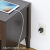 ACA-IP44W USB充電器(2ポート・合計2.4A・ホワイト) ACA-IP44W / USB充電器(2ポート・合計2.4A・ホワイト)