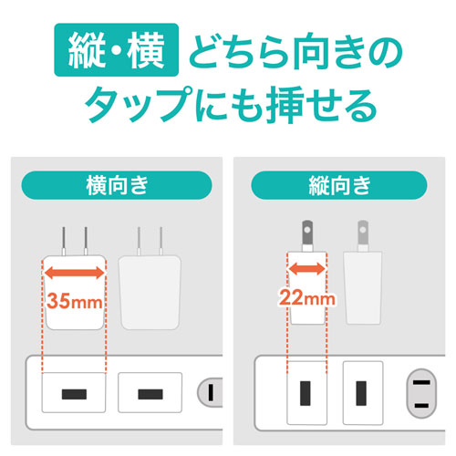 ACA-IP49W / USB充電器（1A・高耐久タイプ・ホワイト）