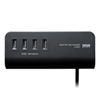 ACA-IP50BK クランプ式USB充電器(USB4ポート・ブラック) ACA-IP50BK / クランプ式USB充電器(USB4ポート・ブラック)