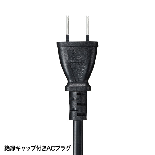 ACA-IP51BK / クランプ式USB充電器（Type-C1ポート＋USB3ポート・ブラック）