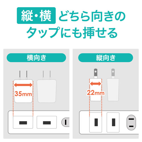 ACA-IP52W / USB充電器（2A・高耐久タイプ・ホワイト）