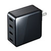 ACA-IP54BK / USB充電器（4ポート・合計6A・ブラック）