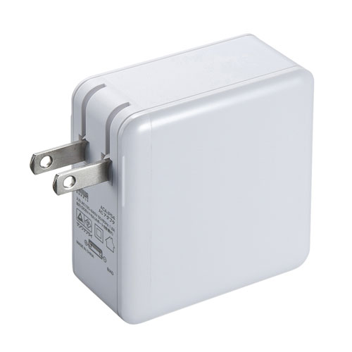 ACA-IP54W / USB充電器（4ポート・合計6A・ホワイト）